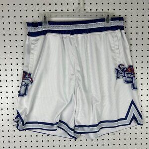 Memphis State Tigers Shorts Large Slam Basketball Penny Hardaway White MSU Rare
